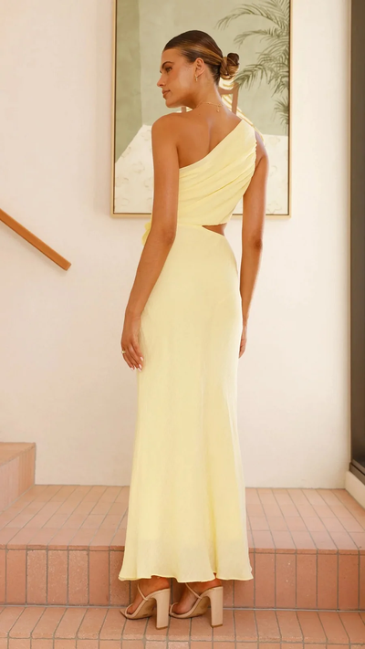 One Shoulder Sheath Dress