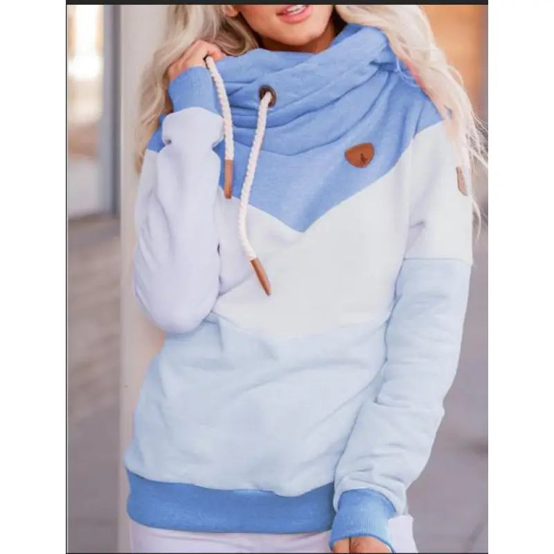 Sporty Sweatshirt with Hood and Long Sleeves for Relaxation