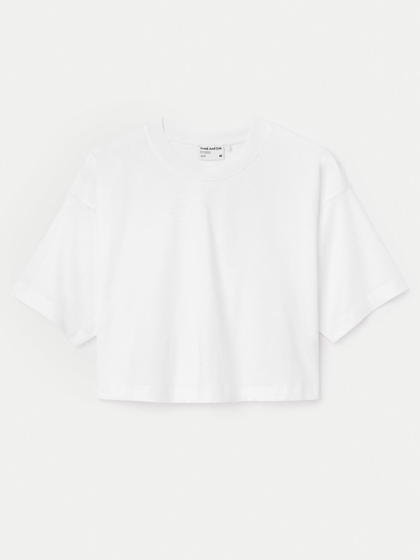 The Cropped Boxy T-Shirt in Bright White