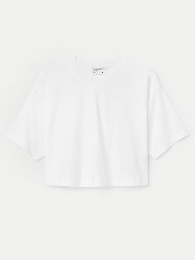 The Cropped Boxy T-Shirt in Bright White