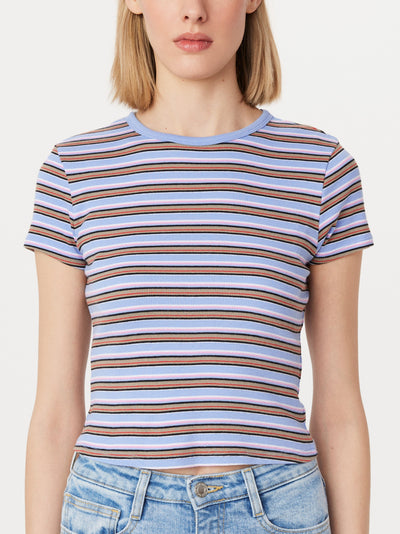The Baby T-Shirt in Peony Blue