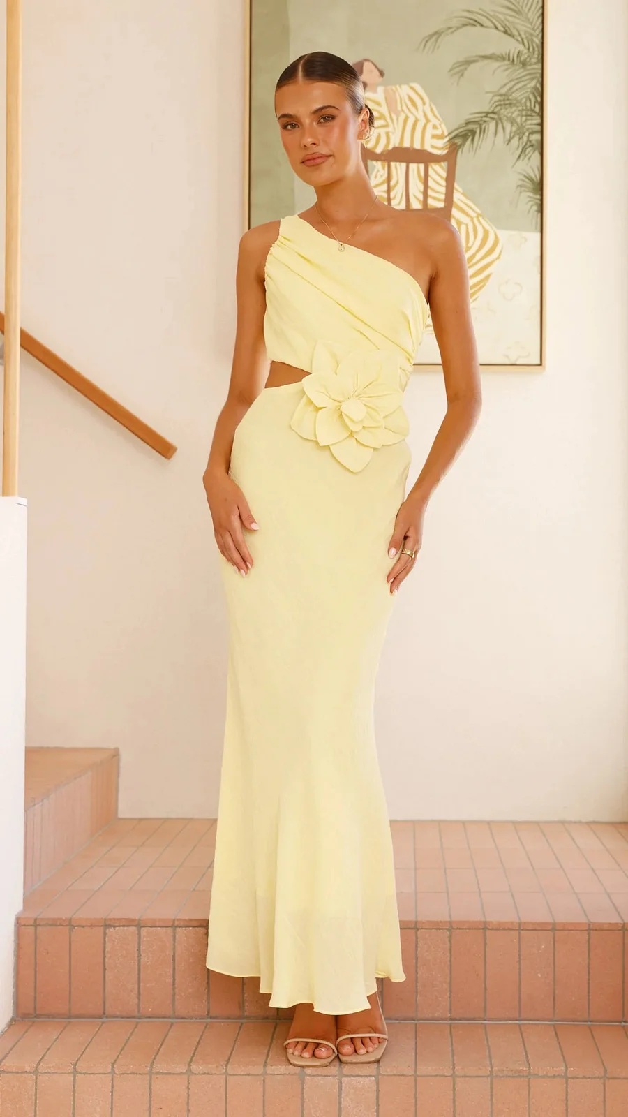 One Shoulder Sheath Dress