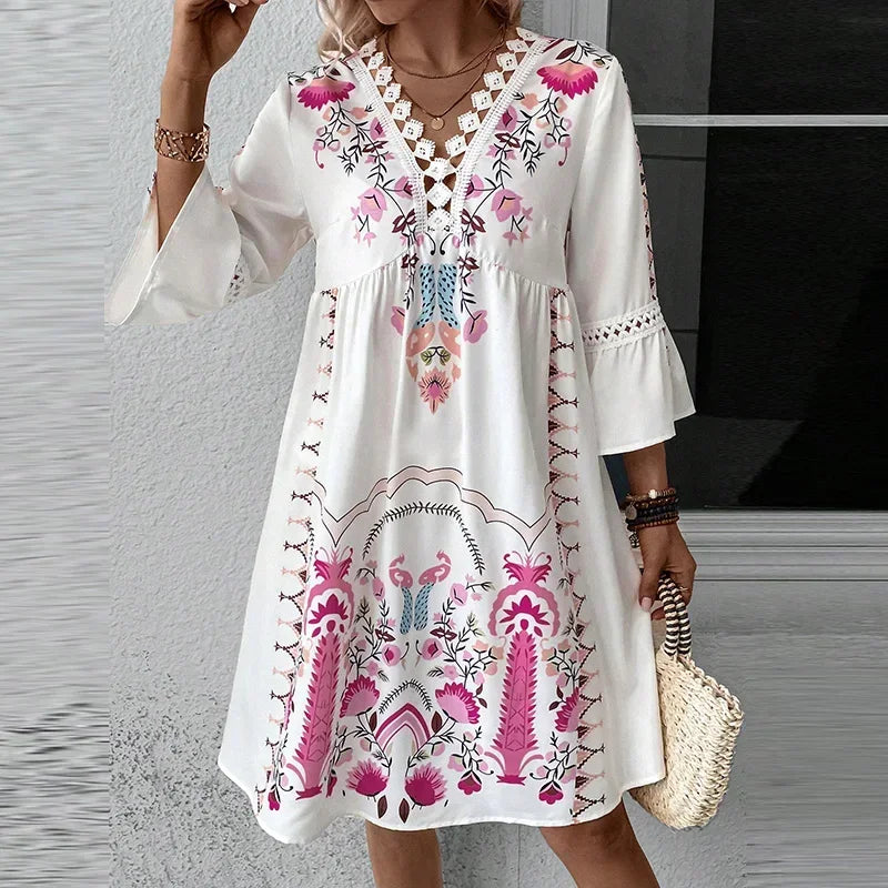 Aurora | V-Neck A-Line Beach Dress (Almost sold out)